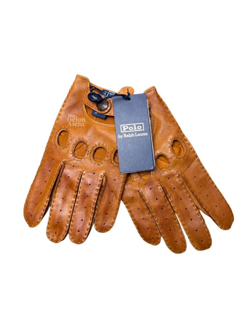 Size S Polo Ralph Lauren Sheepskin Driving Gloves 'Carmel' PG0194 Brand New